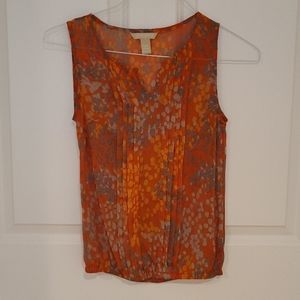 Banana Republic Partial Sheer Top